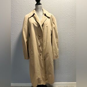 Vintage London Fog Women’s Double Lined Trench Coat Sz 42 Long